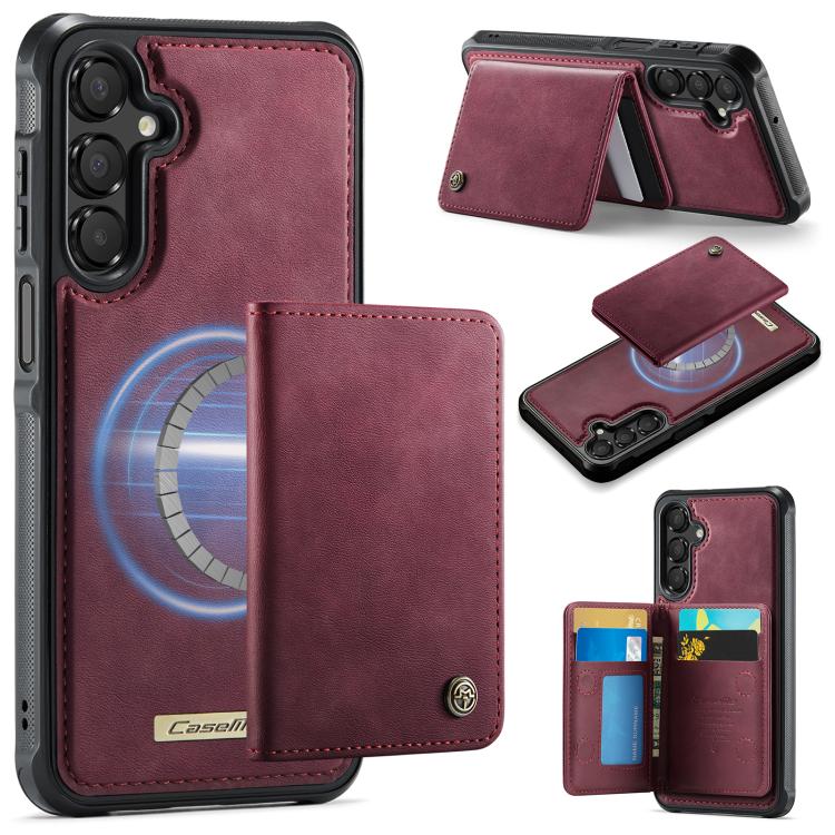 Custodia per telefono CaseMe serie Me80 con portafoglio rimovibile, protezione magnetica RFID e pelle vegana., For Samsung Galaxy A17, For Samsung Galaxy S25 Edge 5G, For Samsung Galaxy A56 5G, For Samsung Galaxy A16