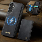 Custodia per telefono CaseMe serie Me80 con portafoglio rimovibile, protezione magnetica RFID e pelle vegana., For Samsung Galaxy A17, For Samsung Galaxy S25 Edge 5G, For Samsung Galaxy A56 5G, For Samsung Galaxy A16