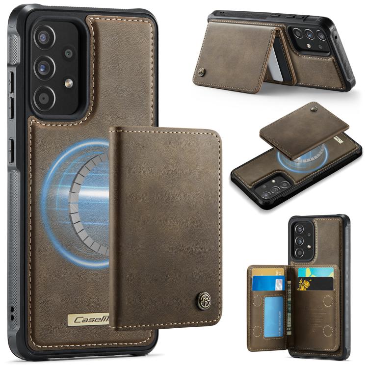 Custodia per telefono CaseMe serie Me80 con portafoglio rimovibile, protezione magnetica RFID e pelle vegana., For Samsung Galaxy A13 / A04s, For Samsung Galaxy A52 / A52s 5G