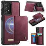 Custodia per telefono CaseMe serie Me80 con portafoglio rimovibile, protezione magnetica RFID e pelle vegana., For Samsung Galaxy A13 / A04s, For Samsung Galaxy A52 / A52s 5G