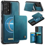 Custodia per telefono CaseMe serie Me80 con portafoglio rimovibile, protezione magnetica RFID e pelle vegana., For Samsung Galaxy S20 FE, For Samsung Galaxy A53 5G, For Samsung Galaxy S22 Ultra 5G, For Samsung Galaxy S22+ 5G