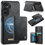 Custodia per telefono CaseMe serie Me80 con portafoglio rimovibile, protezione magnetica RFID e pelle vegana., For Samsung Galaxy S23 FE 5G, For Samsung Galaxy A54 5G, For Samsung Galaxy S23 Ultra 5G, For Samsung Galaxy S23 5G