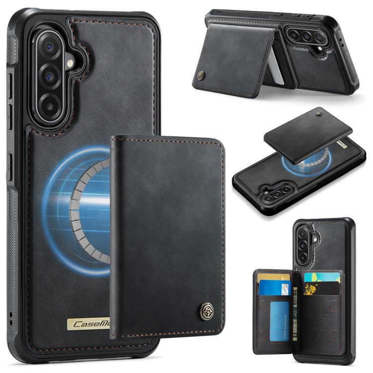 Custodia per telefono CaseMe serie Me80 con portafoglio rimovibile, protezione magnetica RFID e pelle vegana., For Samsung Galaxy A17, For Samsung Galaxy S25 Edge 5G, For Samsung Galaxy A56 5G, For Samsung Galaxy A16