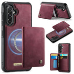 Custodia per telefono CaseMe serie Me80 con portafoglio rimovibile, protezione magnetica RFID e pelle vegana., For Samsung Galaxy A17, For Samsung Galaxy S25 Edge 5G, For Samsung Galaxy A56 5G, For Samsung Galaxy A16