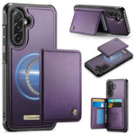 Custodia per telefono CaseMe serie Me80 con portafoglio rimovibile, protezione magnetica RFID e pelle vegana., For Samsung Galaxy A17, For Samsung Galaxy S25 Edge 5G, For Samsung Galaxy A56 5G, For Samsung Galaxy A16