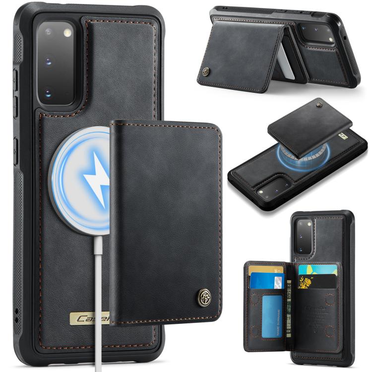 Custodia per telefono CaseMe serie Me80 con portafoglio rimovibile, protezione magnetica RFID e pelle vegana., For Samsung Galaxy S21 Ultra 5G, For Samsung Galaxy S20 Ultra 5G, For Samsung Galaxy S20 5G, For Samsung Galaxy S20+ 5G