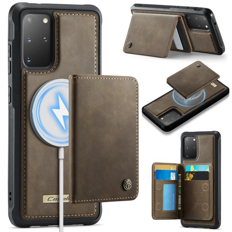 Custodia per telefono CaseMe serie Me80 con portafoglio rimovibile, protezione magnetica RFID e pelle vegana., For Samsung Galaxy S21 Ultra 5G, For Samsung Galaxy S20 Ultra 5G, For Samsung Galaxy S20 5G, For Samsung Galaxy S20+ 5G