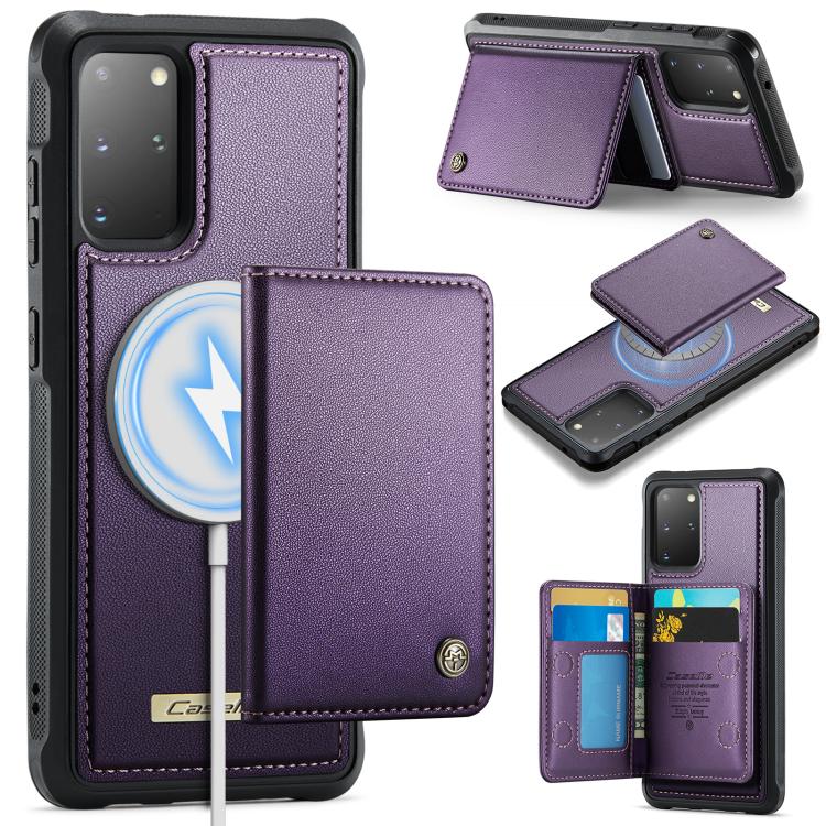 Custodia per telefono CaseMe serie Me80 con portafoglio rimovibile, protezione magnetica RFID e pelle vegana., For Samsung Galaxy S21 Ultra 5G, For Samsung Galaxy S20 Ultra 5G, For Samsung Galaxy S20 5G, For Samsung Galaxy S20+ 5G