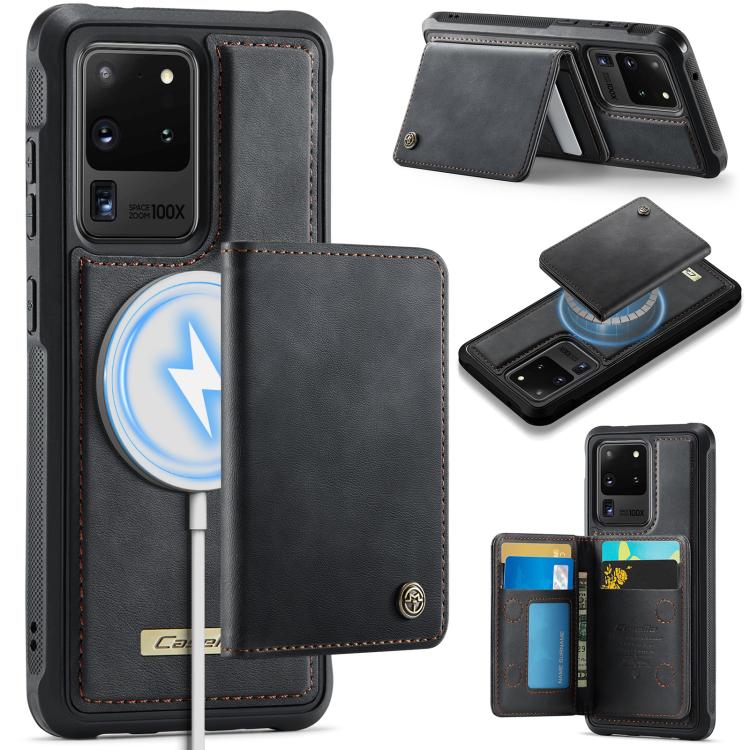 Custodia per telefono CaseMe serie Me80 con portafoglio rimovibile, protezione magnetica RFID e pelle vegana., For Samsung Galaxy S21 Ultra 5G, For Samsung Galaxy S20 Ultra 5G, For Samsung Galaxy S20 5G, For Samsung Galaxy S20+ 5G