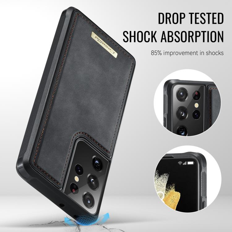 Custodia per telefono CaseMe serie Me80 con portafoglio rimovibile, protezione magnetica RFID e pelle vegana., For Samsung Galaxy S21 Ultra 5G, For Samsung Galaxy S20 Ultra 5G, For Samsung Galaxy S20 5G, For Samsung Galaxy S20+ 5G