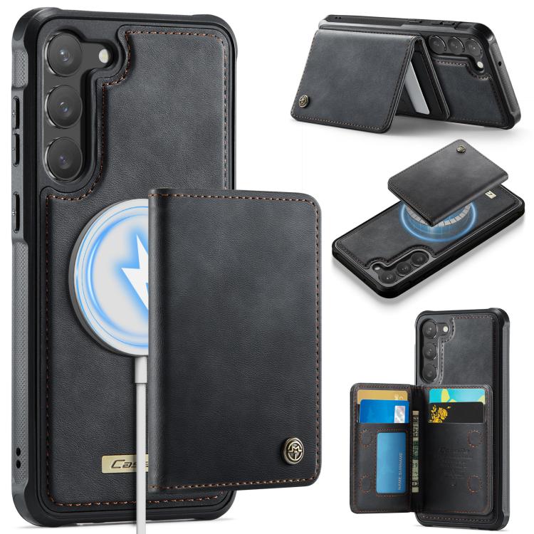 Custodia per telefono CaseMe serie Me80 con portafoglio rimovibile, protezione magnetica RFID e pelle vegana., For Samsung Galaxy S23 FE 5G, For Samsung Galaxy A54 5G, For Samsung Galaxy S23 Ultra 5G, For Samsung Galaxy S23 5G