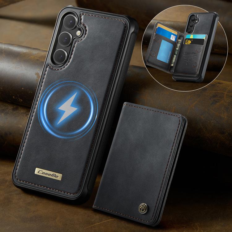 Custodia per telefono CaseMe serie Me80 con portafoglio rimovibile, protezione magnetica RFID e pelle vegana., For Samsung Galaxy S23 FE 5G, For Samsung Galaxy A54 5G, For Samsung Galaxy S23 Ultra 5G, For Samsung Galaxy S23 5G