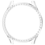 Custodia protettiva per orologio in policarbonato cavo con mezza copertura e fila singola di diamanti., For Xiaomi Watch 5