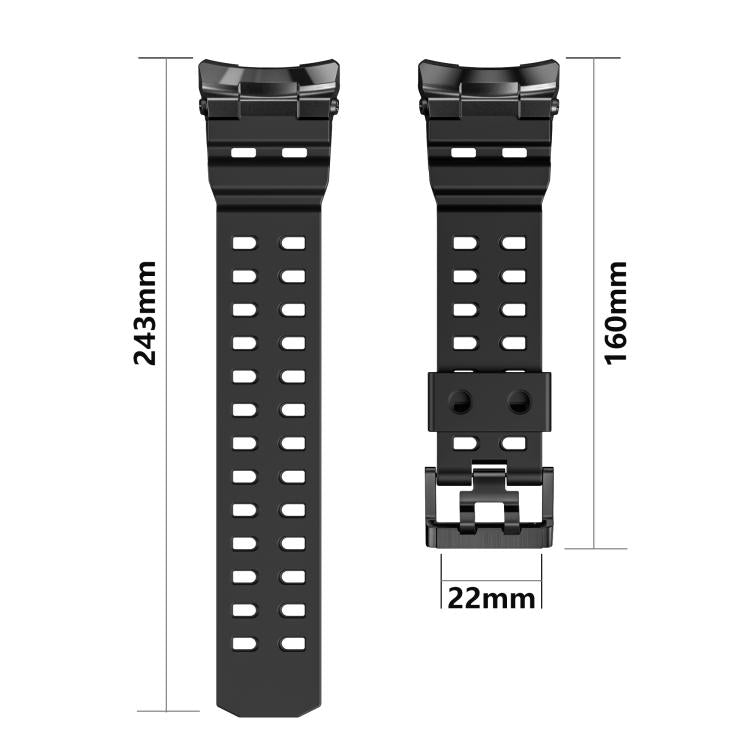 Cinturino per orologio in silicone traspirante a doppia fila perforata, For Samsung Galaxy Watch8 / Watch8 Classic