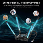 WAVLINK WN695BE2 BE6500 Tri-Band 2.4GHz / 5GHz / 6GHz High Gain Antennas USB 3.0 WiFi 7 Adapter, WN695BE2