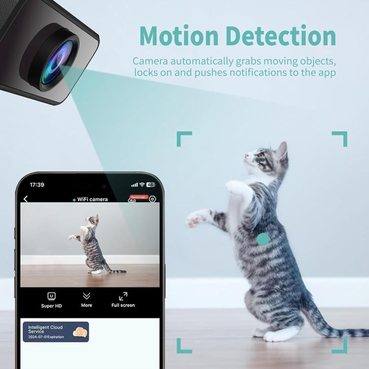 L28 Supporta la visione notturna HD grandangolare, mini telecamera WiFi con rilevamento intelligente del movimento e registratore remoto, L28