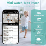 L28 Supporta la visione notturna HD grandangolare, mini telecamera WiFi con rilevamento intelligente del movimento e registratore remoto, L28