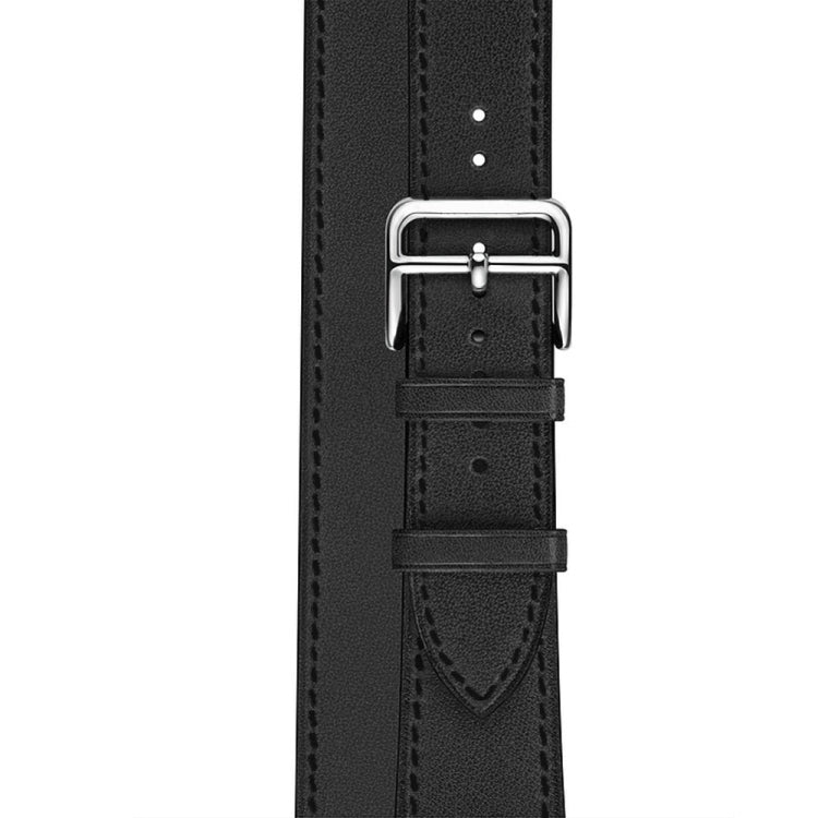 Per Apple Watch 3/2/1 generazione Cinturino universale in pelle a doppio anello da 38 mm