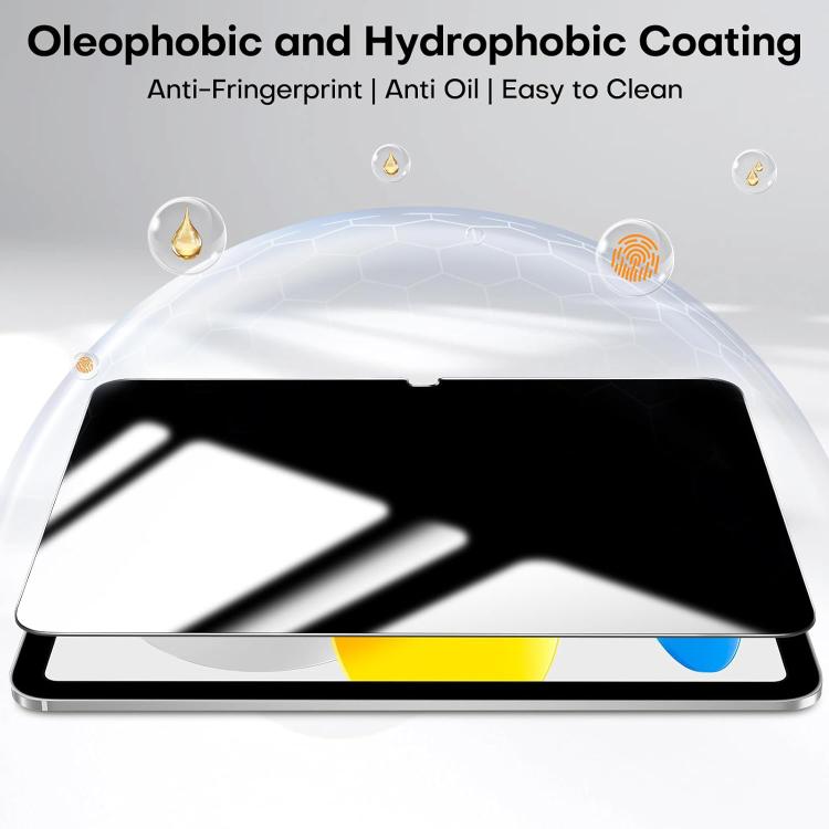 Pellicola protettiva in vetro temperato anti-impronta con bordi curvi per lo schermo del tablet., For iPad Air 13 2026 / 2025 / 2024, For iPad Air 11 2026 / 2025 / 2024, For iPad Pro 13 2025 / 2024, For iPad Pro 11 2025 / 2024, For iPad 2025 / 2022    ...