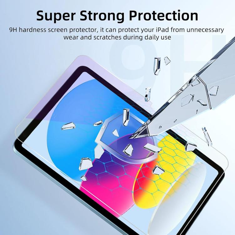 Pellicola protettiva in vetro temperato anti-luce blu HD anti-impronta per schermo di tablet., For iPad Air 13 2026 / 2025 / 2024, For iPad Air 11 2026 / 2025 / 2024, For iPad Pro 13 2025 / 2024, For iPad Pro 11 2025 / 2024, For iPad 2025 / 2022       ...