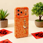 Custodia per telefono in silicone liquido con effetto pelle, a copertura totale, Anno del Cavallo, For iPhone 17 Pro Max, For iPhone 17 Pro, For iPhone 17, For iPhone Air, For iPhone 16 Pro Max, For iPhone 16 Pro, For iPhone 16, For iPhone 15 Pro Max