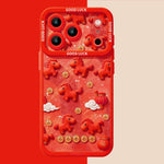 Custodia per telefono antiurto in silicone liquido 3D con stampa "Anno del Cavallo" - Cavallo 3D - Copertura completa - Anno del Cavallo, For iPhone 17 Pro Max, For iPhone 17 Pro, For iPhone 17, For iPhone Air, For iPhone 16 Pro Max, For iPhone 16 Pro ...