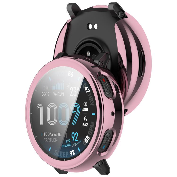 Custodia protettiva per orologio in TPU galvanizzato a copertura totale., For Amazfit Active Max