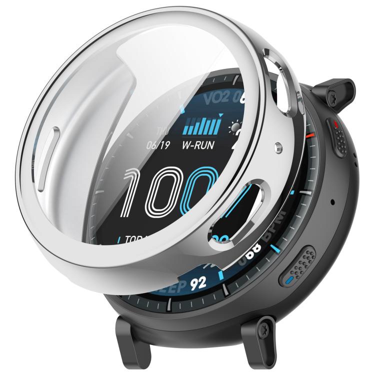 Custodia protettiva per orologio in TPU galvanizzato a copertura totale., For Amazfit Active Max