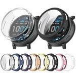 Custodia protettiva per orologio in TPU galvanizzato a copertura totale., For Amazfit Active Max