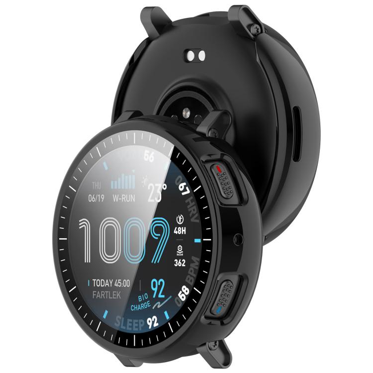 Pellicola in vetro temperato integrata nella custodia protettiva per orologio in PC, For Amazfit Active Max