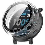 Pellicola in vetro temperato integrata nella custodia protettiva per orologio in PC, For Amazfit Active Max