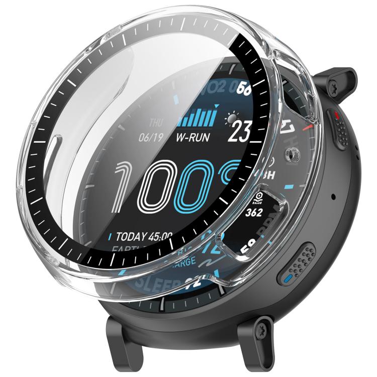 Pellicola in vetro temperato integrata nella custodia protettiva per orologio in PC, For Amazfit Active Max