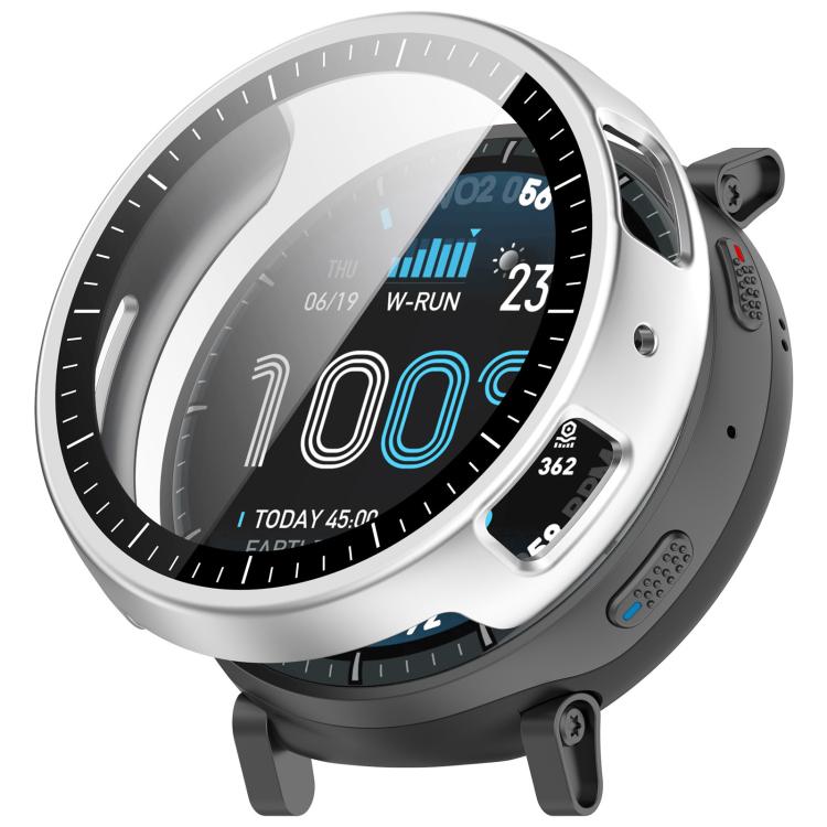 Pellicola in vetro temperato integrata nella custodia protettiva per orologio in PC, For Amazfit Active Max