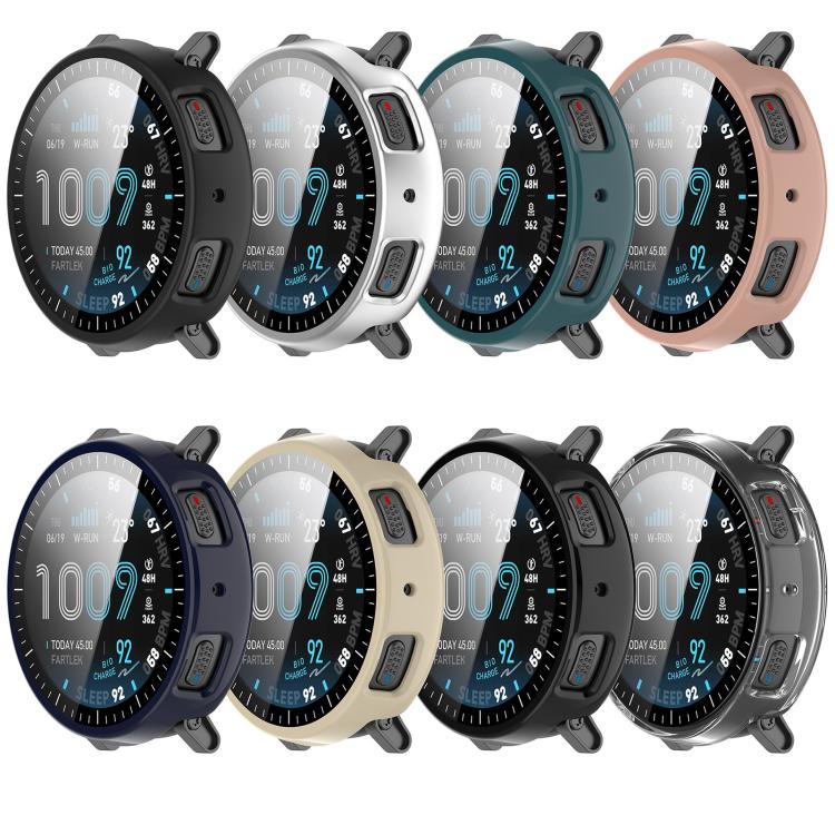 Pellicola in vetro temperato integrata nella custodia protettiva per orologio in PC, For Amazfit Active Max