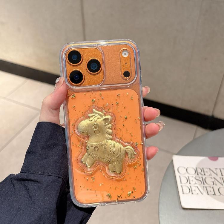 Custodia per telefono antiurto in acrilico a copertura totale, Anno del Cavallo, con motivo acrilico, per l'Anno del Cavallo., For iPhone 17 Pro Max, For iPhone 17 Pro, For iPhone 17, For iPhone Air, For iPhone 16 Pro Max, For iPhone 16 Pro, For iPhone...