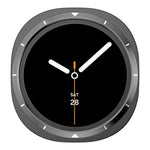 Custodia protettiva per orologio con cornice in metallo e retro in PC., For Samsung Galaxy Watch8 44mm, For Samsung Galaxy Watch8 40mm