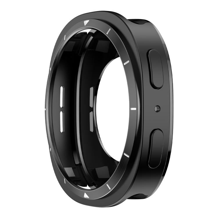 Custodia protettiva per orologio con cornice in metallo e retro in PC., For Samsung Galaxy Watch8 44mm, For Samsung Galaxy Watch8 40mm