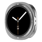 Custodia protettiva per orologio con cornice in metallo e retro in PC., For Samsung Galaxy Watch8 44mm, For Samsung Galaxy Watch8 40mm