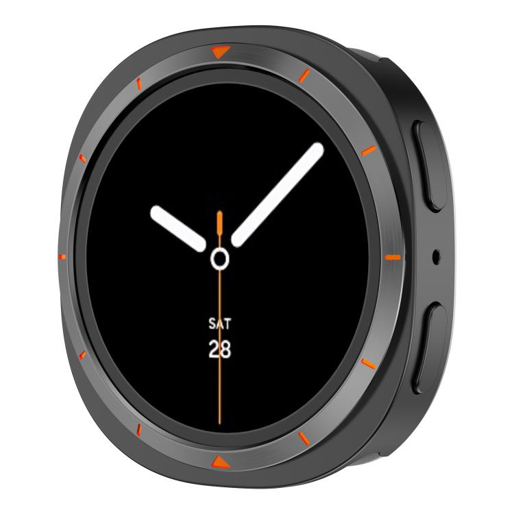 Custodia protettiva per orologio con cornice in metallo e retro in PC., For Samsung Galaxy Watch8 44mm, For Samsung Galaxy Watch8 40mm