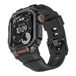Cinturino in silicone integrato con copertura in lega di zinco dai colori vivaci, For Apple Watch Series 11 / 10 46mm