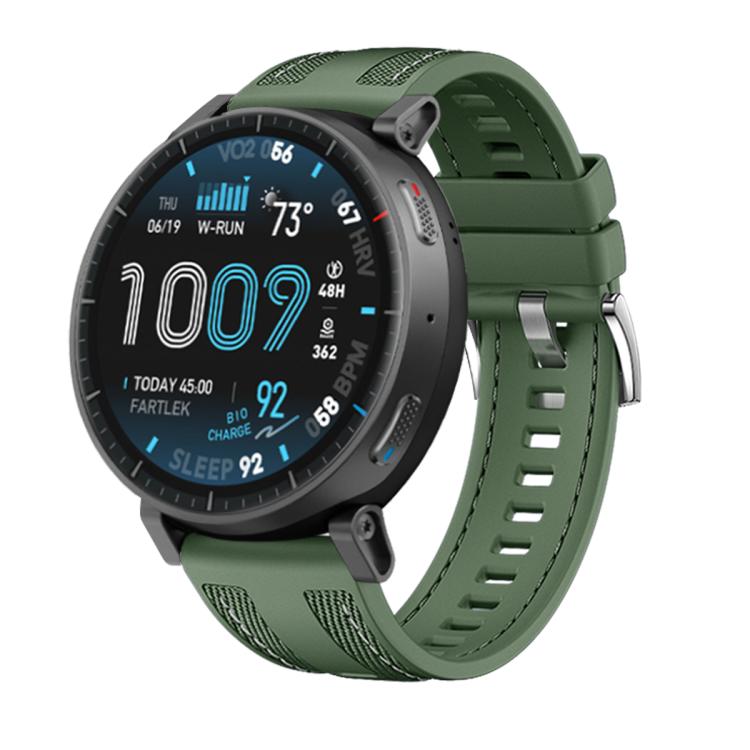 Cinturino per orologio in nylon composito intrecciato e silicone, For Amazfit Active Max