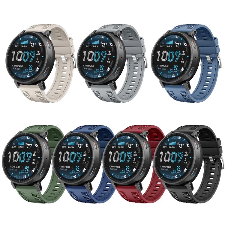 Cinturino per orologio in nylon composito intrecciato e silicone, For Amazfit Active Max