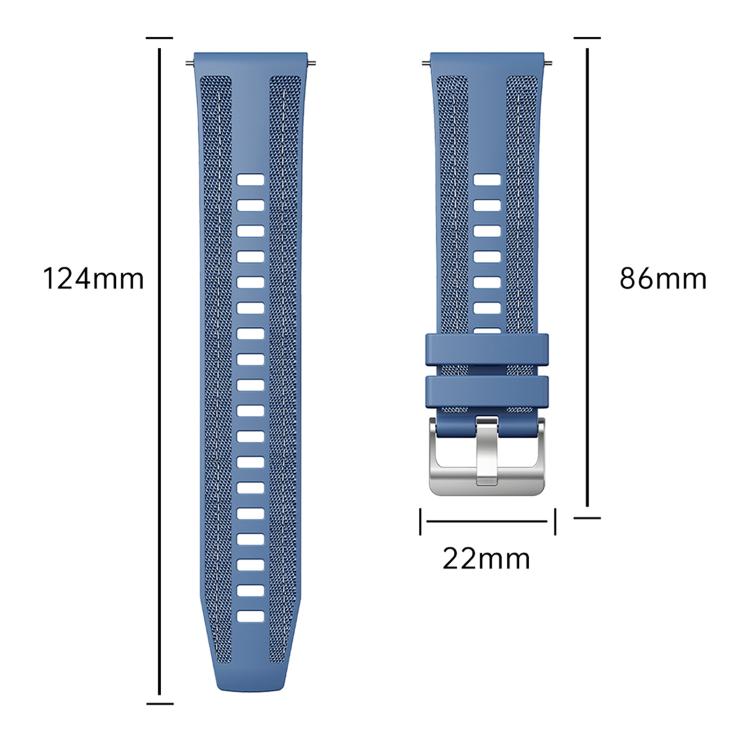 Cinturino per orologio in nylon composito intrecciato e silicone, For Amazfit Active Max