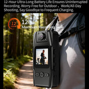 Videocamera sportiva portatile HD con clip magnetica e WiFi L16 con visione notturna a infrarossi per esterni., L16