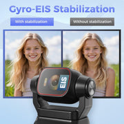 Videocamera L18 per riprese all'aperto con stabilizzazione giroscopica, schermo touch da 1,69 pollici e registrazione 4K, senza fili., L18