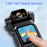 Videocamera L18 4K con stabilizzazione giroscopica e touch 1,69"