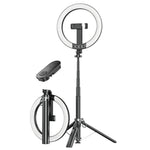 Anello luminoso RGB 10" con treppiede e telecomando