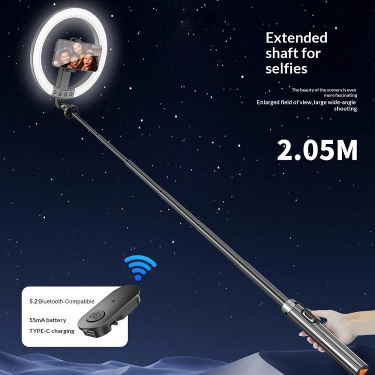 Lampada ad anello 10 pollici con treppiede e selfie stick