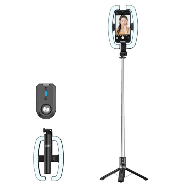 Selfie Stick con Ring Light e Treppiede per smartphone