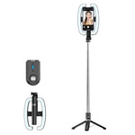 Selfie Stick con Ring Light e Treppiede per smartphone
